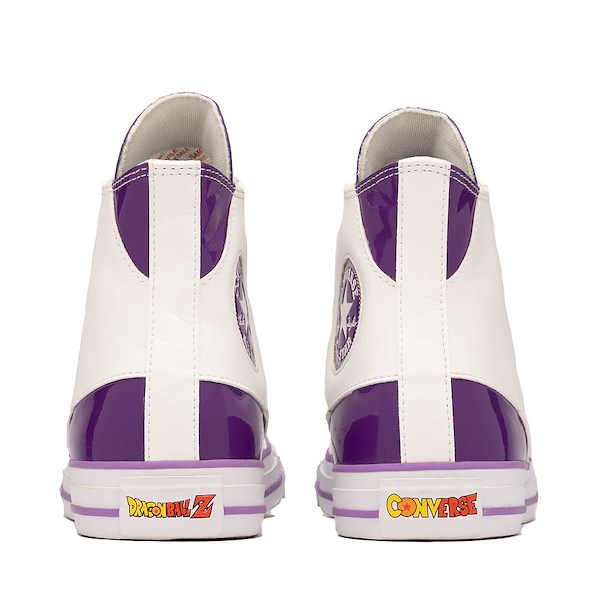 Converse x Dragon Ball Z Chuck Taylor All Star High-Top Frieza Sneakers - Lucent White / Tillandsia Purple
