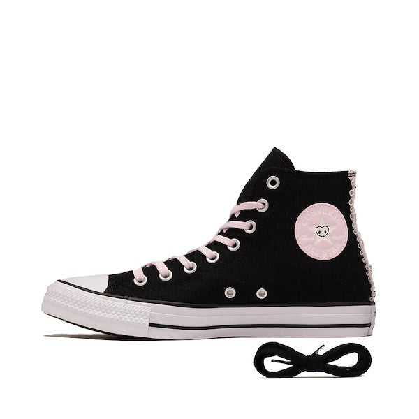 Converse x Hello Kitty & Friends Chuck Taylor All Star High-Top Kuromi Sneakers - Black / Pink