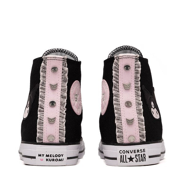 Converse x Hello Kitty & Friends Chuck Taylor All Star High-Top Kuromi Sneakers - Black / Pink