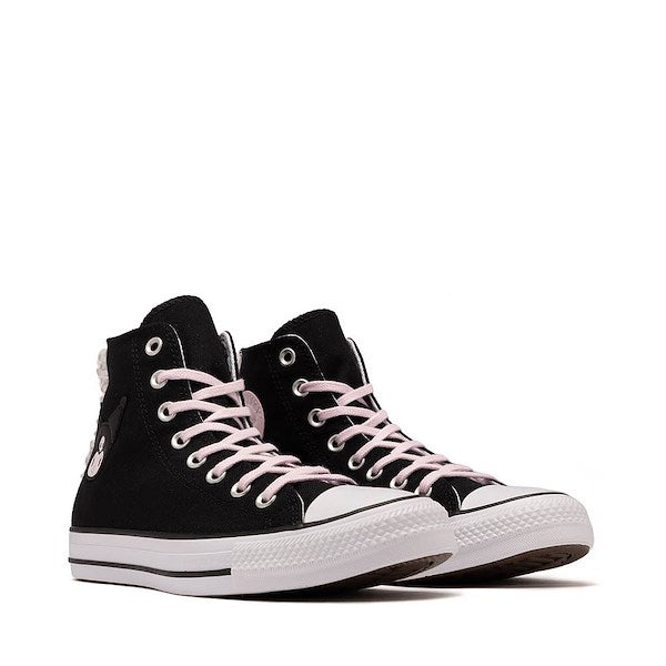 Converse x Hello Kitty & Friends Chuck Taylor All Star High-Top Kuromi Sneakers - Black / Pink