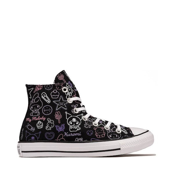 Converse x Hello Kitty & Friends Chuck Taylor All Star High-Top My Melody & Kuromi Sneakers - Black / Multicolor