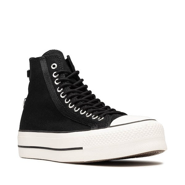 Women's Converse Chuck Taylor All Star Lift Bows & Rings High-Top Sneakers - Black