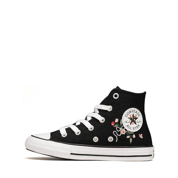 Converse Chuck Taylor All Star Cherry Garden High-Top Sneakers - Little Kid - Black