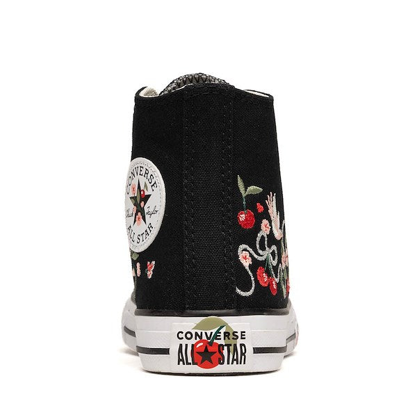 Converse Chuck Taylor All Star Cherry Garden High-Top Sneakers - Little Kid - Black