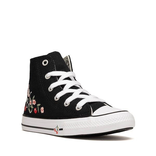 Converse Chuck Taylor All Star Cherry Garden High-Top Sneakers - Little Kid - Black
