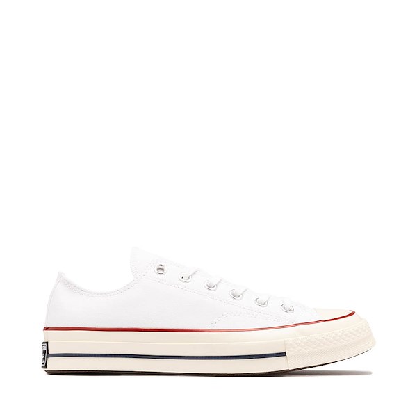Converse Chuck 70 Low-Top Sneakers - White / Garnet / Egret