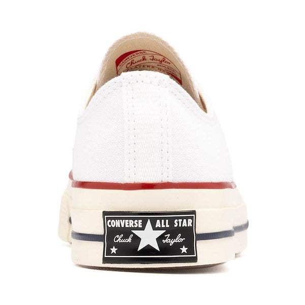 Converse Chuck 70 Low-Top Sneakers - White / Garnet / Egret