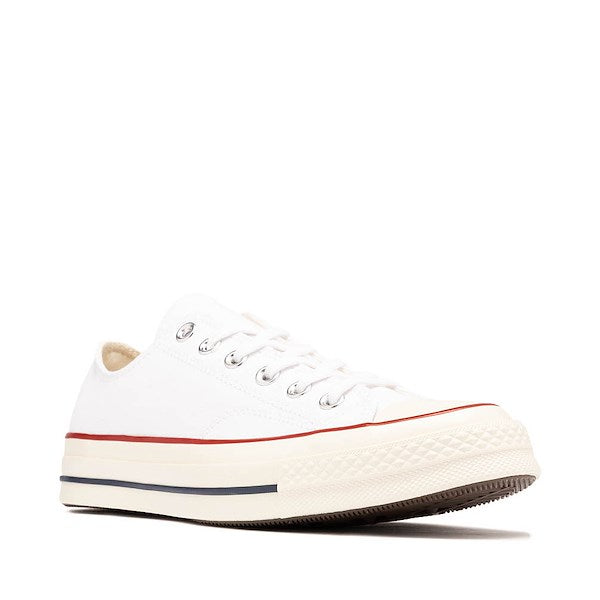 Converse Chuck 70 Low-Top Sneakers - White / Garnet / Egret